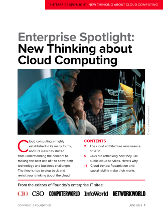 Download the ‘New Thinking about Cloud Computing’ Enterprise Spotlight Download the ‘New Thinking about Cloud Computing’ Enterprise Spotlight
